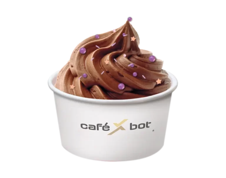choco ice cream robot cup